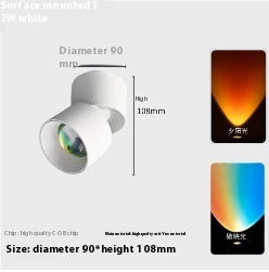 Sunset Light Background Wall Open-mounted Non-falling Spotlight